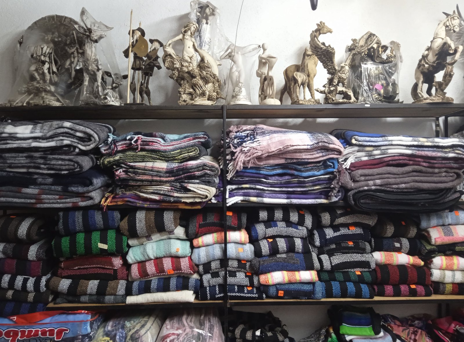 Cobijas y sarapes tradicionales